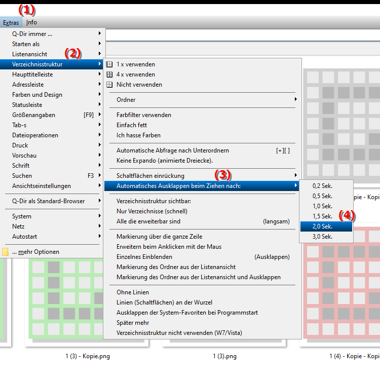 Wie beeinflusst eine Verzögerung von 2,0 Sekunden das Drag and Drop Erlebnis